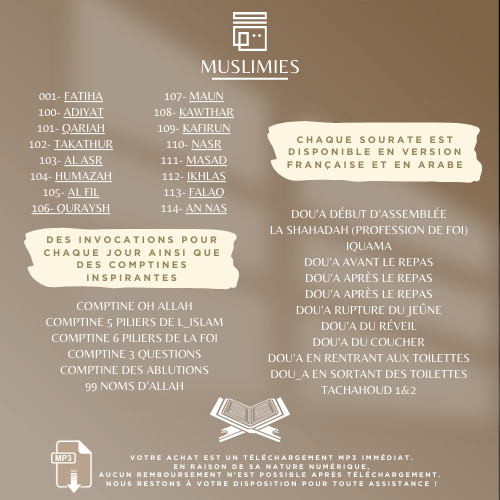 Pack Éveil à l’Islam – L’offre la plus avantageuse